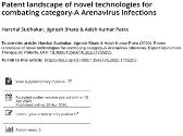 Expert Opinion on Therapeutic Patients – Patient Landscape of Novel Technologies for Combating Category-A Arenavirus Infections