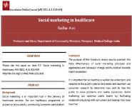 Social marketing in healthcare PowerPoint Presentation