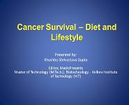 Cancer Survival - Diet and Lifestyle PowerPoint Presentation