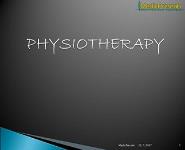 PHYSIOTHERAPY PowerPoint Presentation