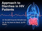 Approach of diarrhea in HIV patients