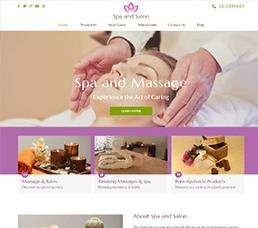 Spa and Salon Beauty and Wellness Related Businesses Wordpress Theme
