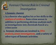 UNIT 1 Introduction to Forensic Chemistry 2 PowerPoint Presentation