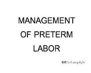 Preterm PowerPoint Presentation Notes