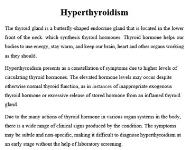 Hyperthyroidism Medical Notes