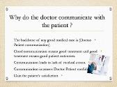 Doctor Patient Communication