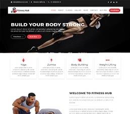 Fitness Hub fitness club and gymnasium Wordpress Theme