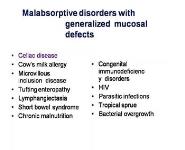 Malabsorption Syndrome PowerPoint Presentation
