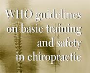 WHO guidelines on basic training and safety in chiropractic Medical Notes