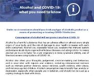 All you need to know about Alcohol and COVID-19 PowerPoint Presentation Notes