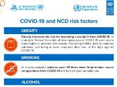 COVID-19 and Noncommunicable diseases (NCD) Risk Factors