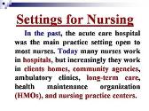 Introduction to Nursing