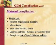 Medical Nutrition Therapy in Gestational Diabetes Mellitus PowerPoint Presentation