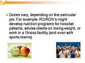 Registered Dietitian or Nutritionist - Career Introduction
