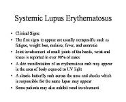 Autoimmune Diseases PowerPoint Presentation Notes