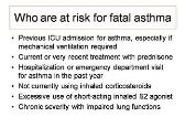 Acute severe asthma in children