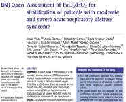 Assessment of PaO2 and FiO2 Medical Notes