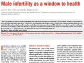 Male infertility as a window to health