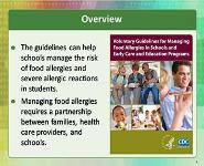 Managing Food Allergies in Schools PowerPoint Presentation Notes
