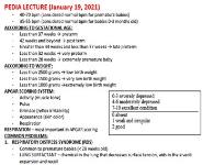 Respiratory Disorders Medical Notes