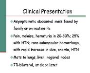 Assessment and Diagnosis of Abdominal Masses in Children PowerPoint Presentation Notes