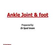 Ankle Joint Foot PowerPoint Presentation