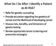 Evidence-Based Practices for Hereditary Breast and Ovarian Cancer Syndrome and Lynch Syndrome PowerPoint Presentation