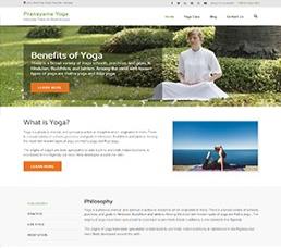 Pranayama Yoga Fitness and Yoga Wordpress Theme