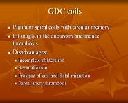 Treatment of Intracranial Aneurysms PowerPoint Presentation Notes