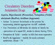 Drugs for Circulatory Disorders PowerPoint Presentation Notes