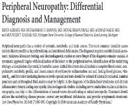 PERIPHERAL NEUROPATHY Medical Notes