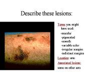 Aging Dermatology and Disease PowerPoint Presentation Notes