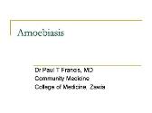 Amoebiasis