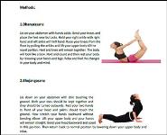 YOGA POSES AND TIPS FOR A FLAT BELLY PowerPoint Presentation
