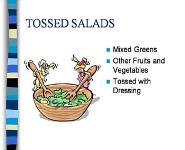 Salads PowerPoint Presentation Notes