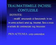Traumatismele PowerPoint Presentation
