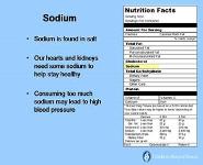 How to Read the Nutrition Facts Label PowerPoint Presentation Notes