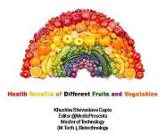 Health Benefits of Different Fruits and Vegetables PowerPoint Presentation