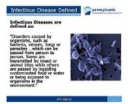 Infectious Diseases PowerPoint Presentation