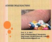 ADVERSE DRUG REACTIONS PowerPoint Presentation