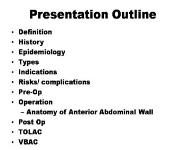 Caesarean Sections PowerPoint Presentation Notes