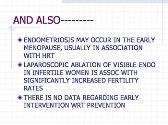 ENDOMETRIOSIS - WHAT IS THE GENERAL PRACTICE APPROACH