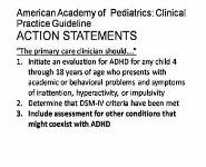 Attention-deficit and Hyperactivity Disorder Best Practice Protocols PowerPoint Presentation