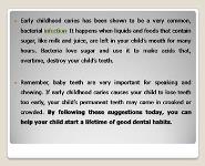 Early childhood caries PowerPoint Presentation