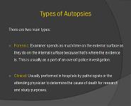 AUTOPSIES PowerPoint Presentation
