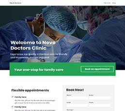 Neve Hospitals and Doctors Wordpress Theme
