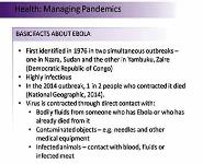 Managing Pandemics PowerPoint Presentation