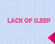 Lack of Sleep PowerPoint Presentation
