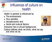 Multicultural Health - Influences of Culture on Health PowerPoint Presentation