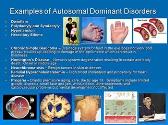 Autosomal Dominant Autosomal Recessive and Sex-linked Disorders and Pedigrees